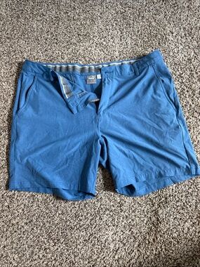 Puma Men's Blue Golf Shorts